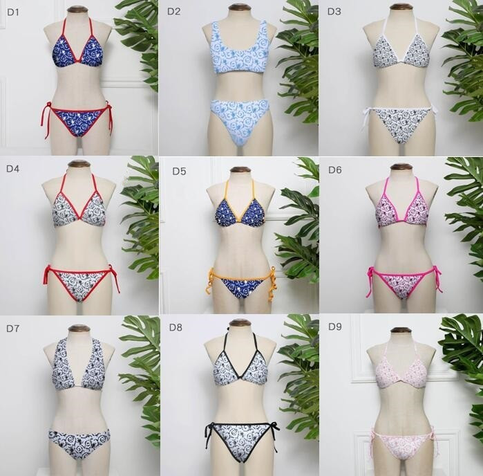 Women Mix 9 Style Bikini set Swimwear Bikinis two Set Push Up Swimsuit Bathing Suit Swimming Suit, D2
Women Mix 9 Style Bikini set Swimwear Bikinis two Set Push Up Swimsuit Bathing Suit Swimming Suit, D2