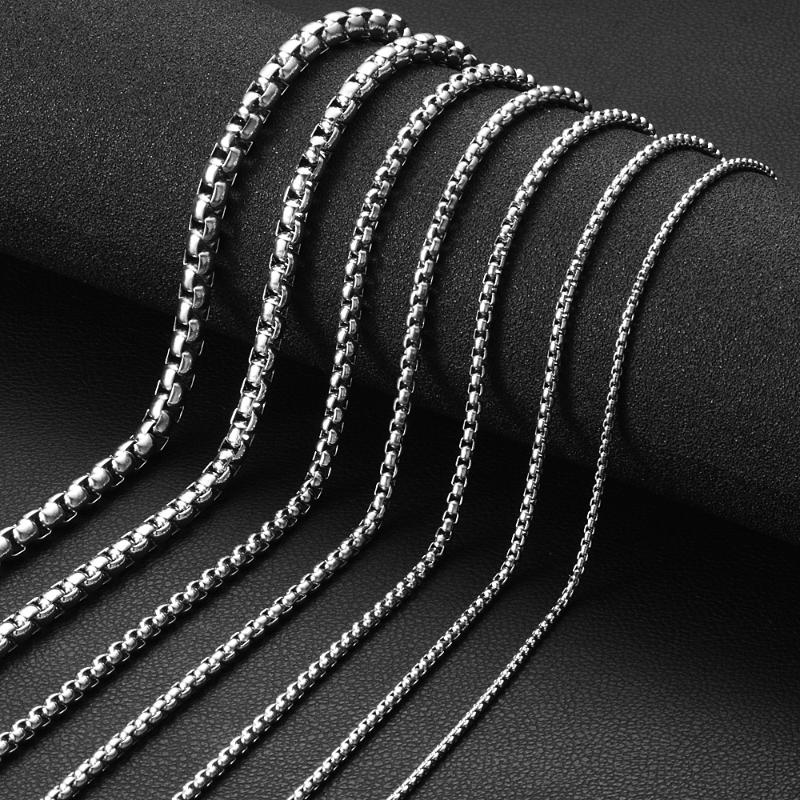 Fashion 316 Stainless Steel Chains Necklaces and Bracelets Multi Sizes Jewelry for Female Gift with Lobster Claw Clasps S-005
Fashion 316 Stainless Steel Chains Necklaces and Bracelets Multi Sizes Jewelry for Female Gift with Lobster Claw Clasps S-005