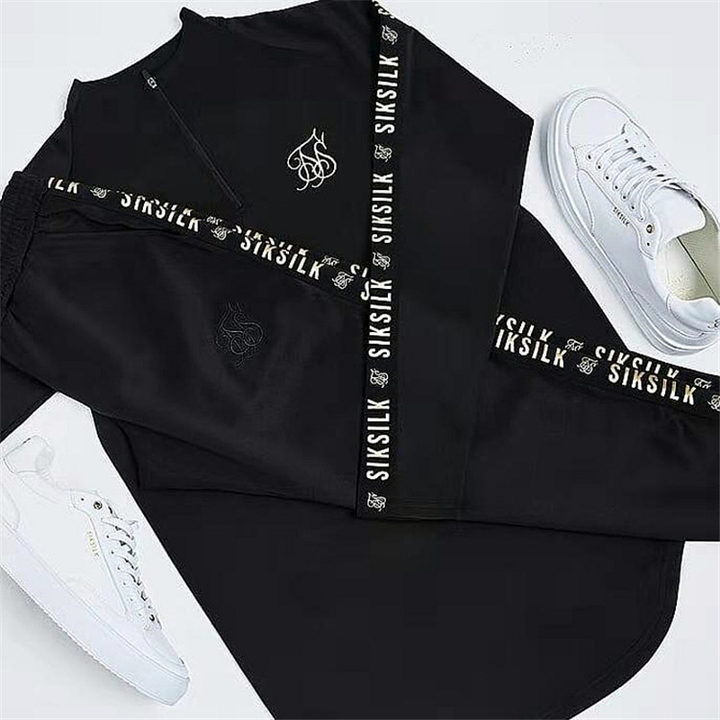 Silk Spain Shirts Men SikSilk Long Sleeve T Shirt Men Autumn Sweatshirts Streetwear Sik Tshirt Silk Silk Sweatshirt 0013 1118