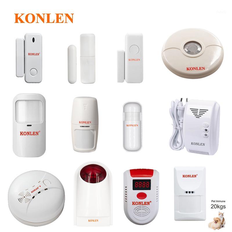Wireless Door Window Alarm Infrared PIR Motion Sensor Fire Smoke Photoelectric Gas Leak Detector Keypad 433mhz of Konlen Series1
Wireless Door Window Alarm Infrared PIR Motion Sensor Fire Smoke Photoelectric Gas Leak Detector Keypad 433mhz of Konlen Series1