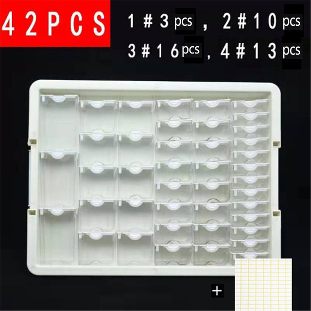 Square Drill Containers for Diamond Painting Mosaic Tool Accessories Plaid Jewelry Diamond Embroidery Transparent Storage Box Z1123, Sky blue
Square Drill Containers for Diamond Painting Mosaic Tool Accessories Plaid Jewelry Diamond Embroidery Transparent Storage Box Z1123, Sky blue