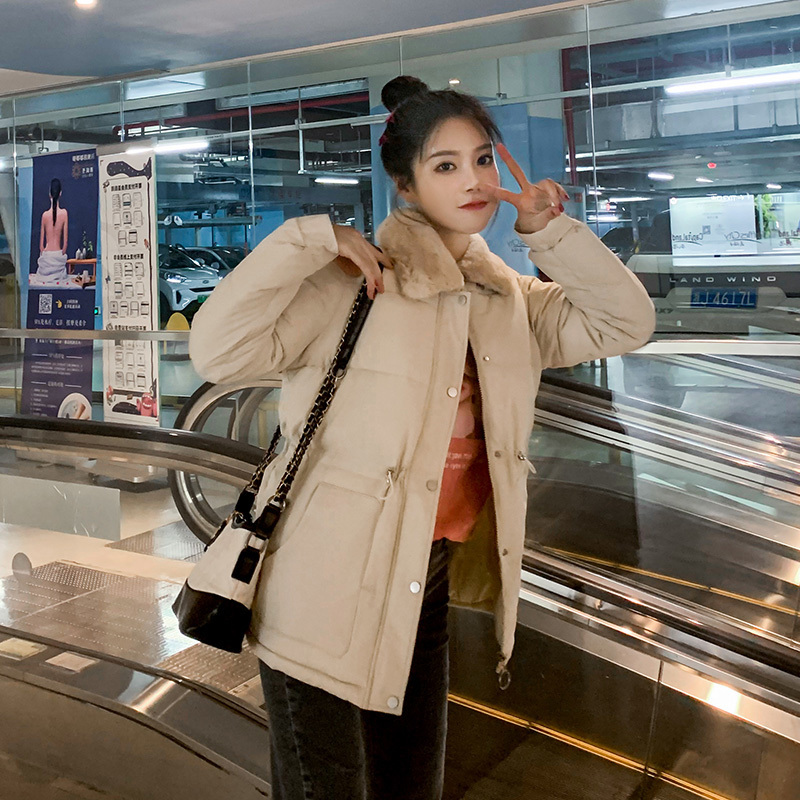 Women's Cotton Women's Short Thicken Korean Loose Cotton Coat Student Bread 201110wtt