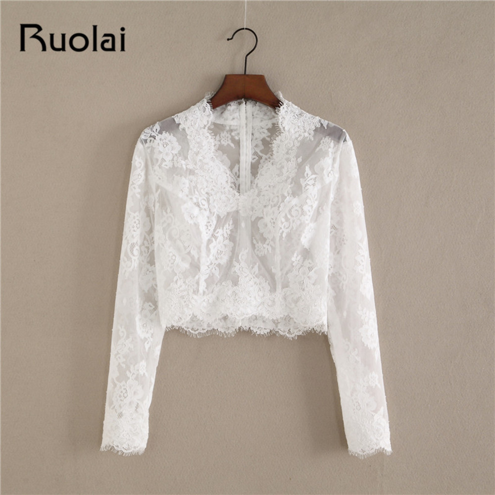 Ivory V Neck Long Sleeve Bolero 2019 Women Bridal Wrap Coat Lace Jacket Boho Wedding FJ33
Ivory V Neck Long Sleeve Bolero 2019 Women Bridal Wrap Coat Lace Jacket Boho Wedding FJ33