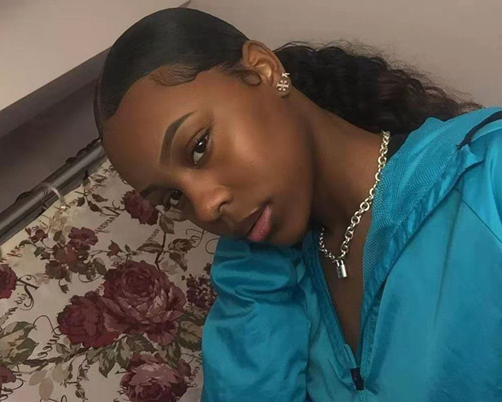 Long black deep curly low ponytail black hair curly ribbon wrap around pony tail human hair for black women 120g 18inch