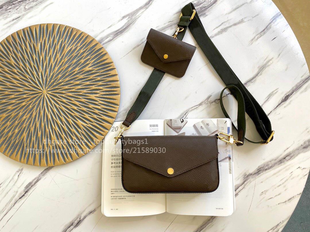 2020 New Fashion M80091 Top quality luxurys designer 3piece pack Genuine leather women shoulder bag Classic letter crossbody bag Free Shipin, Brown flower
2020 New Fashion M80091 Top quality luxurys designer 3piece pack Genuine leather women shoulder bag Classic letter crossbody bag Free Shipin, Brown flower