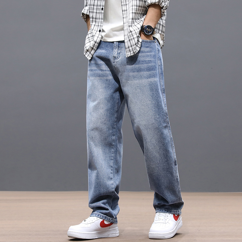 2021 New Newly Fashion Men Jeans Retro Blue Vintage Designer Loose Fit Cotton Denim Trousers High Quality Streetwear Wide Leg Baggy Pants Io
2021 New Newly Fashion Men Jeans Retro Blue Vintage Designer Loose Fit Cotton Denim Trousers High Quality Streetwear Wide Leg Baggy Pants Io