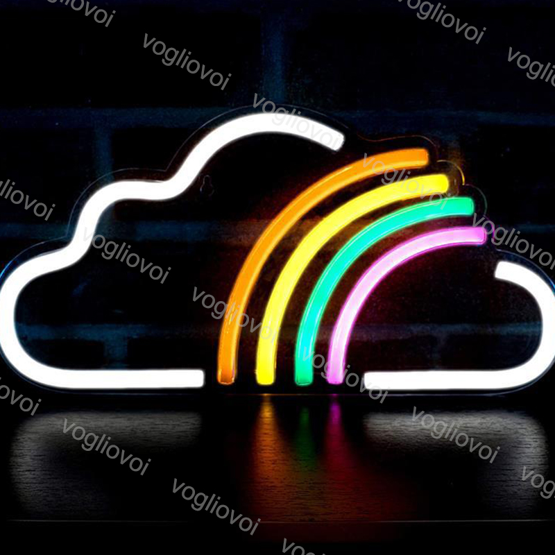 Led Neon Sign SMD2835 Indoor Night Light Design Clouds Rainbow Model With Transparent Backplane Holiday Xmas Party Wedding Table Lamps DHL
Led Neon Sign SMD2835 Indoor Night Light Design Clouds Rainbow Model With Transparent Backplane Holiday Xmas Party Wedding Table Lamps DHL
