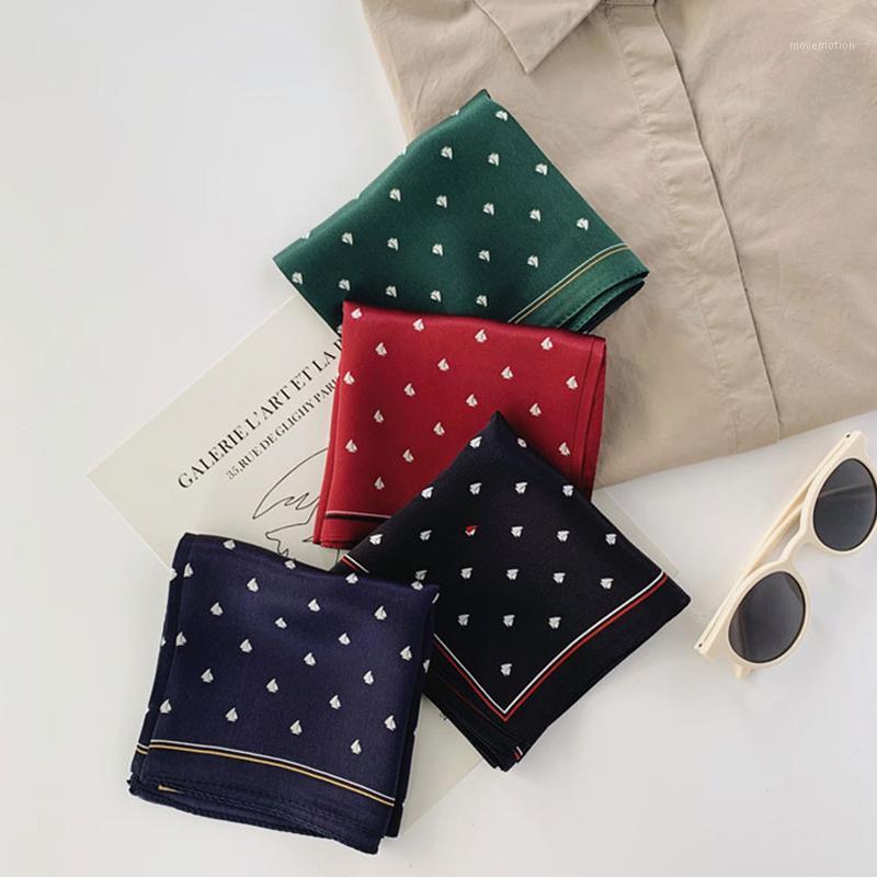 &Dolphin Women Small Square Scarves 53x53 100% Real Silk Love Print Wine Red Black Bandanas Sweet Headbands Scarf Kerchief1
&Dolphin Women Small Square Scarves 53x53 100% Real Silk Love Print Wine Red Black Bandanas Sweet Headbands Scarf Kerchief1