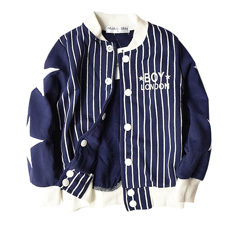 Spring Autumn fashion Long Sleeves Striped Baseball pure cotton Jacket Coat Baby Boys Clothes Kids Clothes Casual Outerwear, Black
Spring Autumn fashion Long Sleeves Striped Baseball pure cotton Jacket Coat Baby Boys Clothes Kids Clothes Casual Outerwear, Black