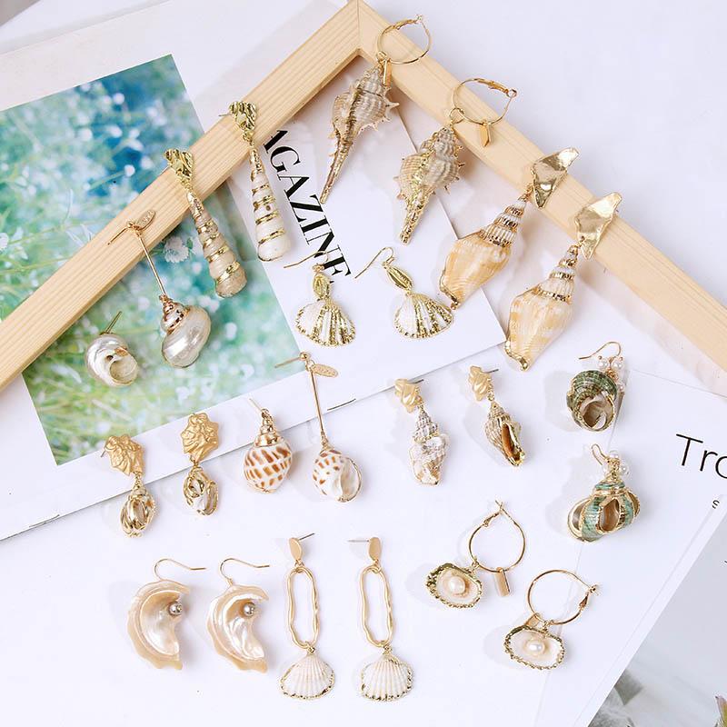 2020 Trendy Shell Conch Drop Earrings For Women Bohemian Geometric Irregular Dangle Earring Female Boho Summer Hanging Earring
2020 Trendy Shell Conch Drop Earrings For Women Bohemian Geometric Irregular Dangle Earring Female Boho Summer Hanging Earring
