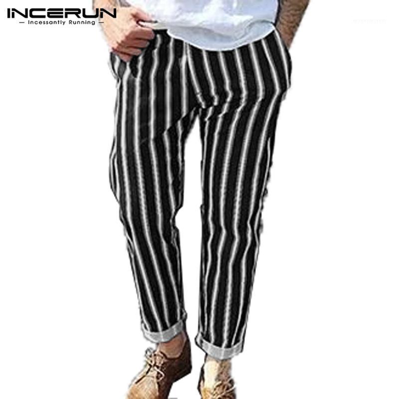 INCERUN England Men Fashion Striped Casual Trousers Retro Slim Joggers Comfort Street Mens Social Stretch Elastic Pencil Pants1, As picture
INCERUN England Men Fashion Striped Casual Trousers Retro Slim Joggers Comfort Street Mens Social Stretch Elastic Pencil Pants1, As picture