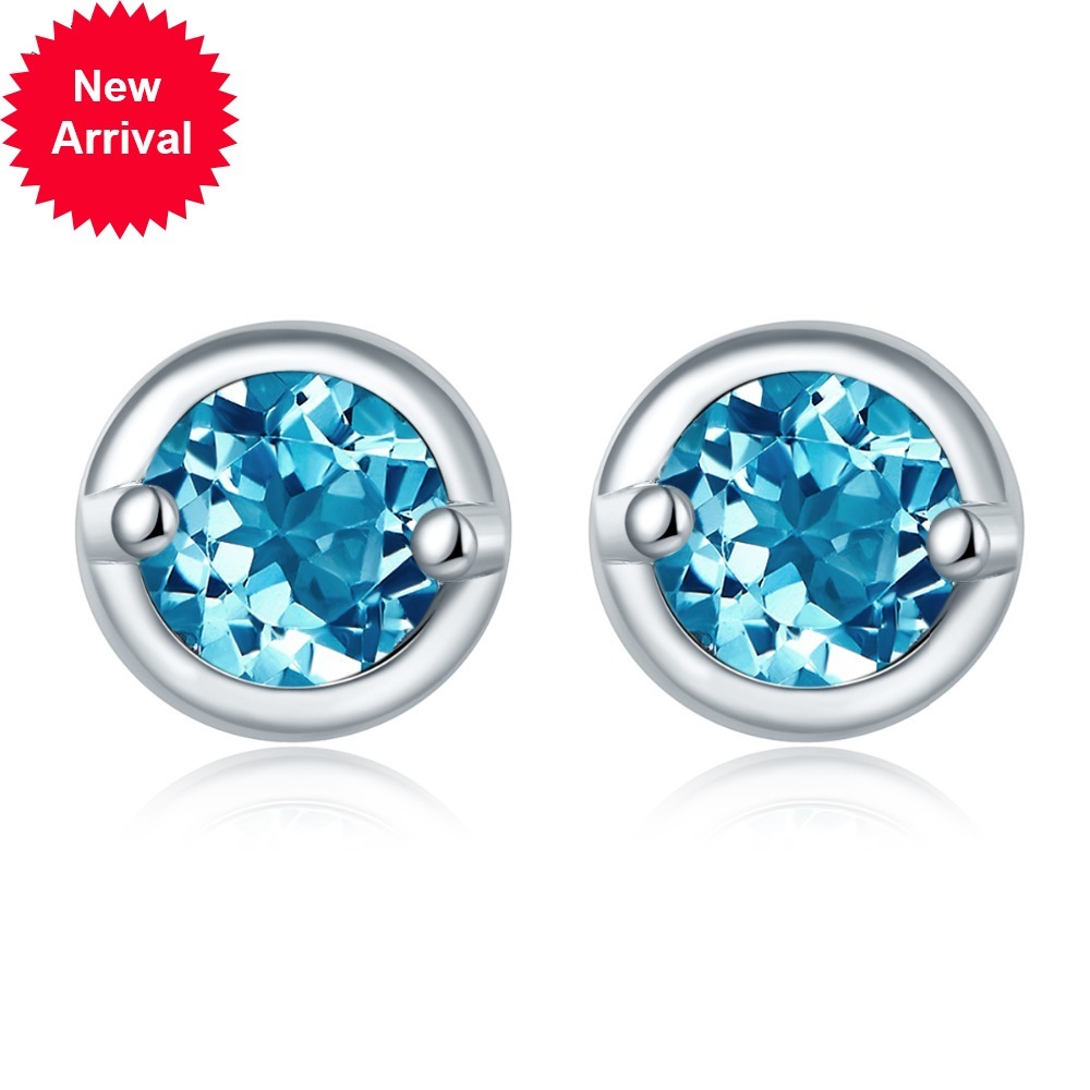 Hutang feminine earrings of precious natural stone solid blue topaz 925 silver sterling fine jewels new arrival to the present
Hutang feminine earrings of precious natural stone solid blue topaz 925 silver sterling fine jewels new arrival to the present