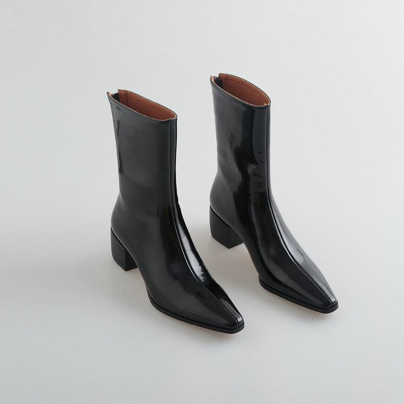 Boots Women 100% Sheepskin Mid-calf Shoes Woman Thick Heeled Genuine Leather Motorcycle Women Autumn Winter Boots1, Black
Boots Women 100% Sheepskin Mid-calf Shoes Woman Thick Heeled Genuine Leather Motorcycle Women Autumn Winter Boots1, Black
