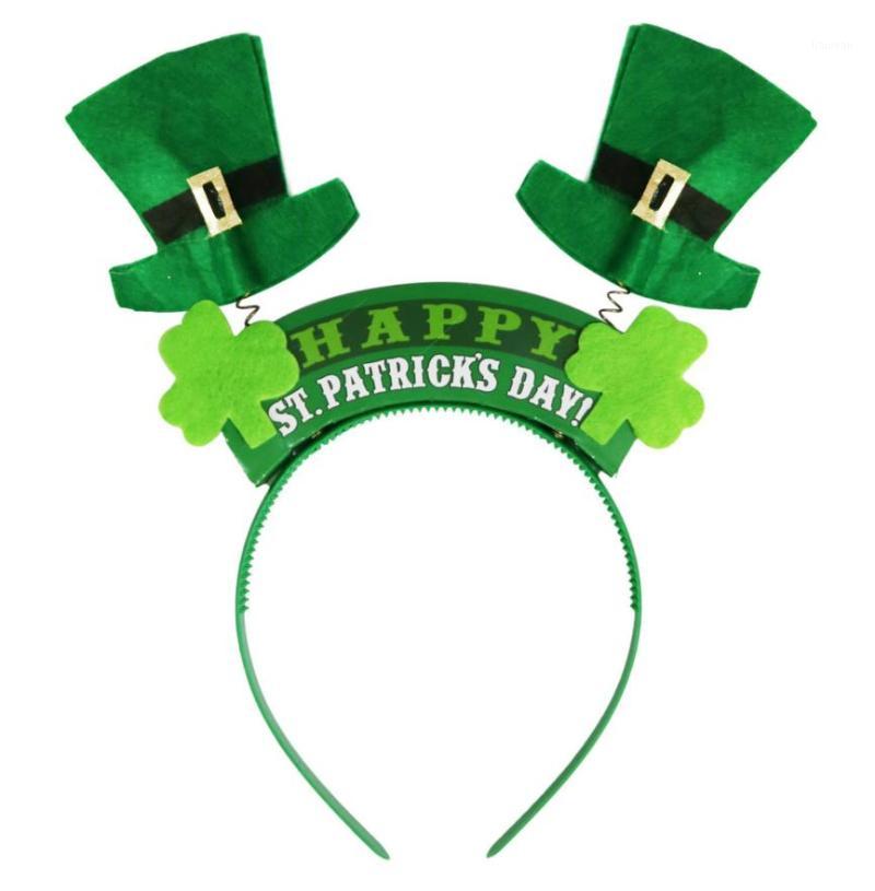 Irish St Patricks Day Headband Green Leprechaun hairband Shamrock Buckle Fancy Dress Carnival Christmas party favor gift1
Irish St Patricks Day Headband Green Leprechaun hairband Shamrock Buckle Fancy Dress Carnival Christmas party favor gift1
