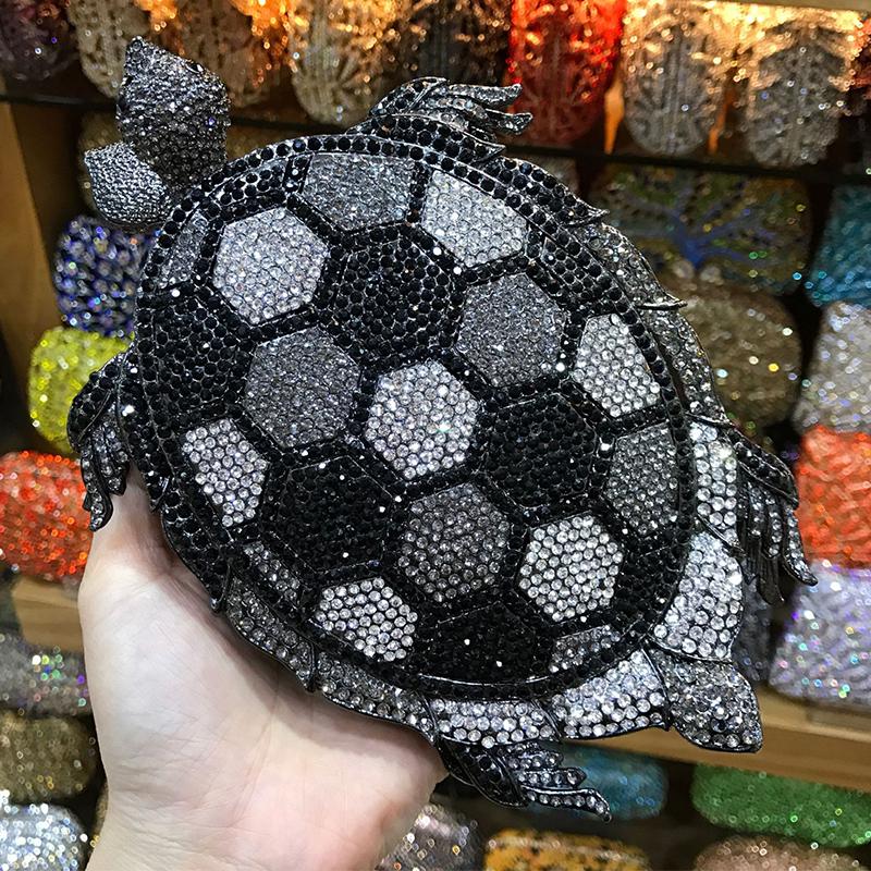 3 Colors Clutch XIYUAN Diamonds Women Evening Bags Clutches Bag Tortoise Shape Party Bags 100% Handmade Ladies Clutches, Black
3 Colors Clutch XIYUAN Diamonds Women Evening Bags Clutches Bag Tortoise Shape Party Bags 100% Handmade Ladies Clutches, Black