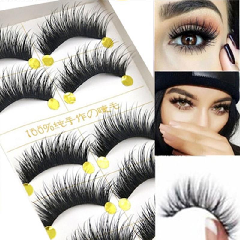 5Pairs/Set Faux Mink Hair False Eyelashes Wispy Criss-cross Fluffy Thick Natural Handmade Lash Cruelty-free Eye Makeup Tools
5Pairs/Set Faux Mink Hair False Eyelashes Wispy Criss-cross Fluffy Thick Natural Handmade Lash Cruelty-free Eye Makeup Tools