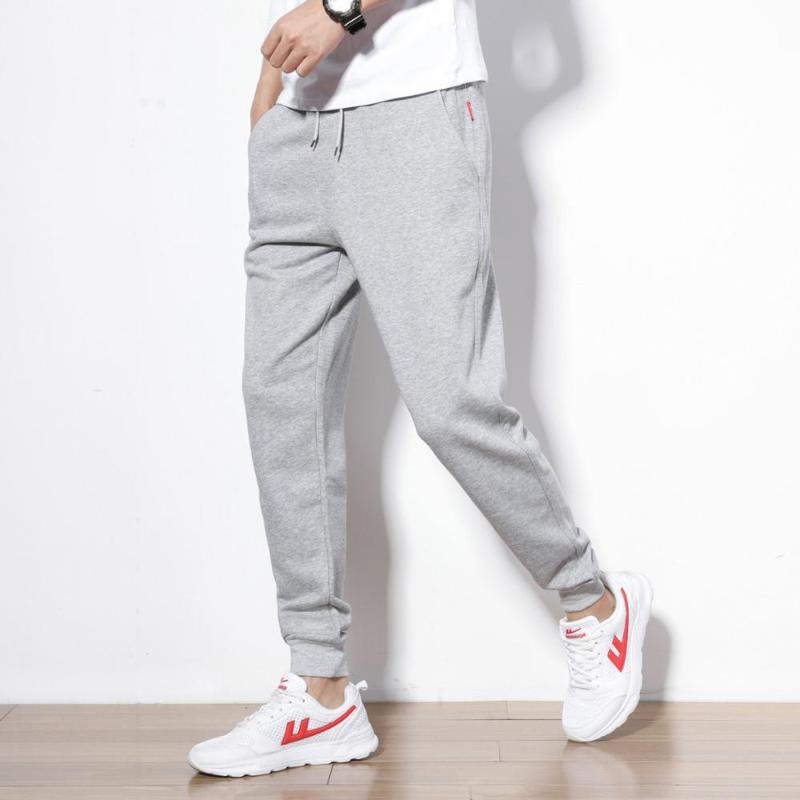 men SweatpantS clothing Autumn thin Terry cotton trousers pants High quality Loose Casual joggers, Black
men SweatpantS clothing Autumn thin Terry cotton trousers pants High quality Loose Casual joggers, Black