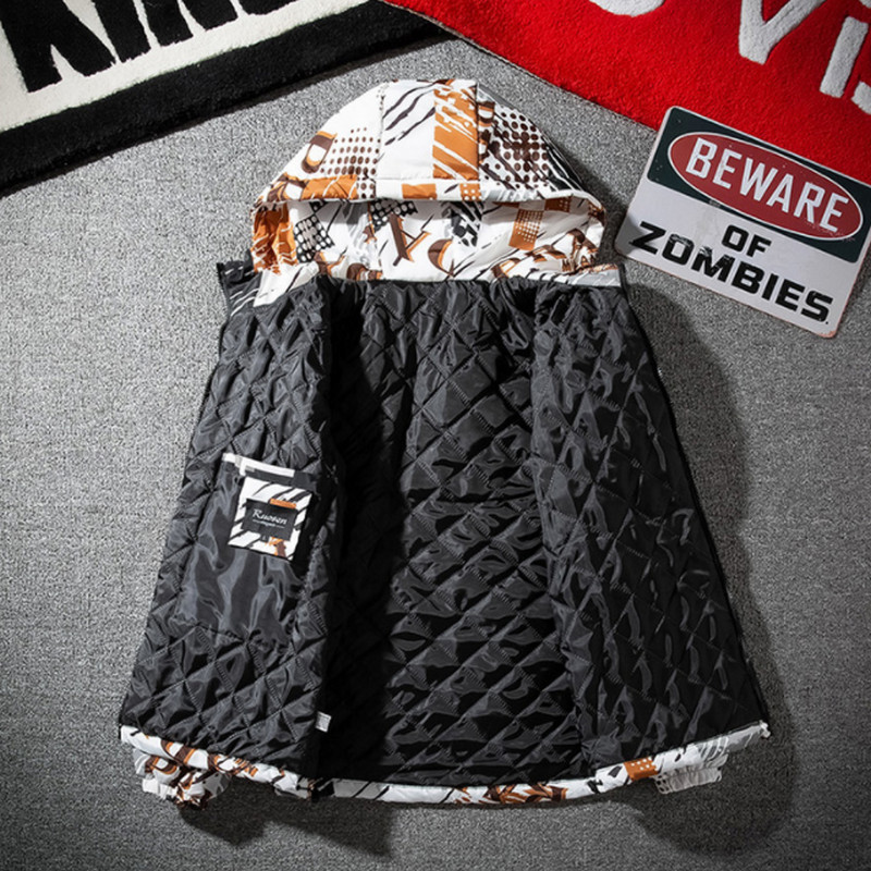 Winter Men Parka Jacket Men's quilted Winter Solid Color Simple High Quality printing Jacket Warm Thick Hooded Parkas Male T200117