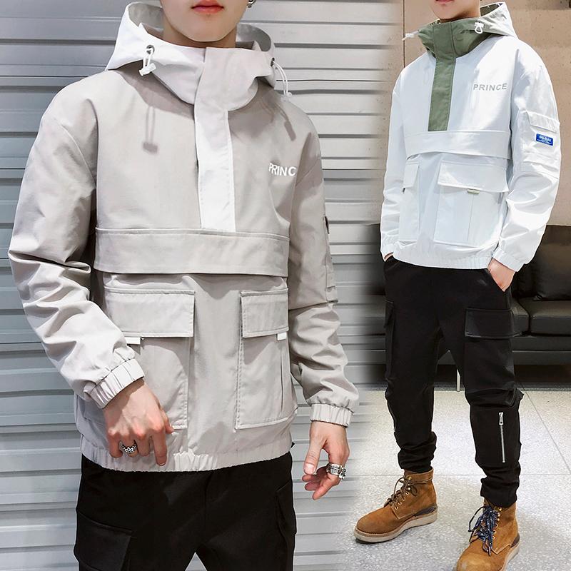 Men's Jacket 2109 Modis Spring Casual Safari Windbreaker Hooded Oversize Patchwork Hip-Hop Streetwear Out Coat Cargo Jacket Men, Black
Men's Jacket 2109 Modis Spring Casual Safari Windbreaker Hooded Oversize Patchwork Hip-Hop Streetwear Out Coat Cargo Jacket Men, Black