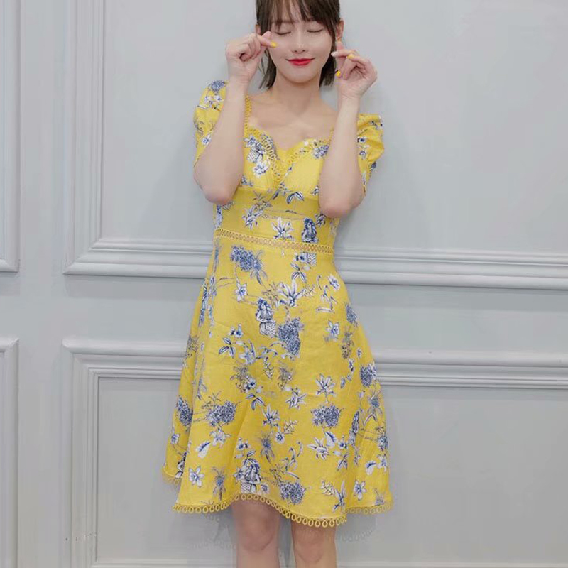 Women's Dresses Will See 2021 Sexy Neck Square Floral Impression Boho Beach in Short Sleeve the Line Mini Dress Female Vintage Y4xy, Yellow
Women's Dresses Will See 2021 Sexy Neck Square Floral Impression Boho Beach in Short Sleeve the Line Mini Dress Female Vintage Y4xy, Yellow