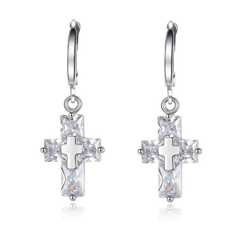 Fashionable Temperament Ear Buckle Female Cross Zircon Earrings Exquisite Zircon Ear Buckle Jewelry Female Earring Jewelry
Fashionable Temperament Ear Buckle Female Cross Zircon Earrings Exquisite Zircon Ear Buckle Jewelry Female Earring Jewelry