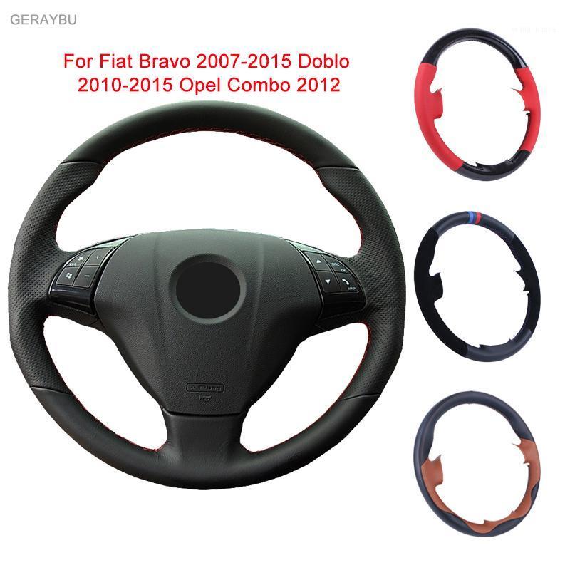 Steering Wheel Covers GERAYBU Custom DIY Black Leather Hand-sewn Car Cover For Bravo 2007-2022 Doblo 2010-2022 Combo 2012
Steering Wheel Covers GERAYBU Custom DIY Black Leather Hand-sewn Car Cover For Bravo 2007-2022 Doblo 2010-2022 Combo 2012
