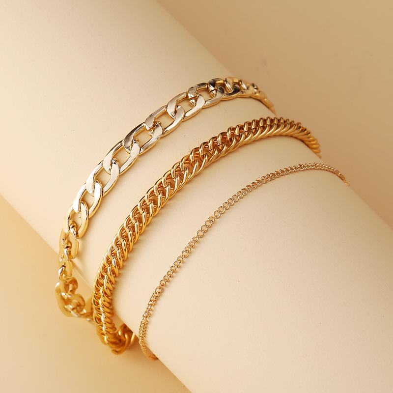 Gold Color Punk Multi Layered Chain Bracelet Bangle Minimalism Punk Bangle Chain Bracelet Anklet Women Party Gift For Girl
Gold Color Punk Multi Layered Chain Bracelet Bangle Minimalism Punk Bangle Chain Bracelet Anklet Women Party Gift For Girl