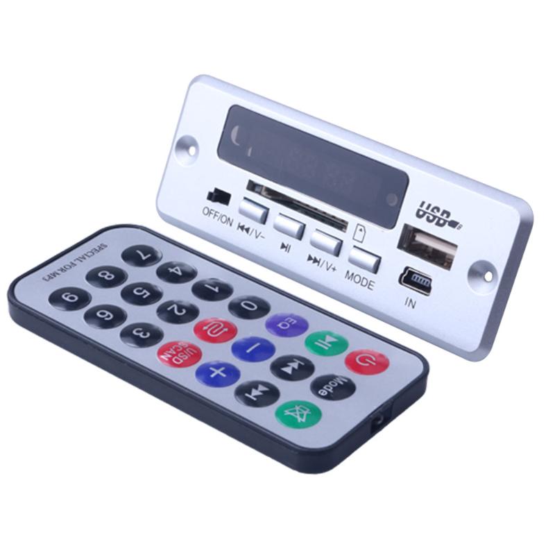 Wireless MP3 Player Bluetooth5.0 MP3 Decoding Board Module Car USB TF Card Slot / USB / FM Remote Decoding Board Module
Wireless MP3 Player Bluetooth5.0 MP3 Decoding Board Module Car USB TF Card Slot / USB / FM Remote Decoding Board Module