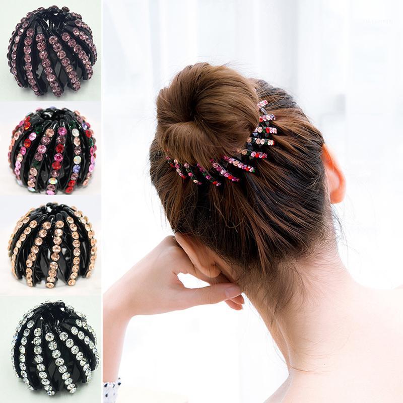 Hair Clips & Barrettes Design Vintage Multi-color Rhinestone Elegant Bird Nest Holder Fair Crab Claw Clip Hairpin Ball Shape 8C0205, Golden;silver
Hair Clips & Barrettes Design Vintage Multi-color Rhinestone Elegant Bird Nest Holder Fair Crab Claw Clip Hairpin Ball Shape 8C0205, Golden;silver