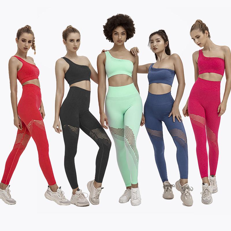 2020 Sexy Women Seamless Yoga Set Knitting Mesh Fitness Sports Suits Push Up Leggings And Single shoulder Top Yoga sets, Royal blue
2020 Sexy Women Seamless Yoga Set Knitting Mesh Fitness Sports Suits Push Up Leggings And Single shoulder Top Yoga sets, Royal blue