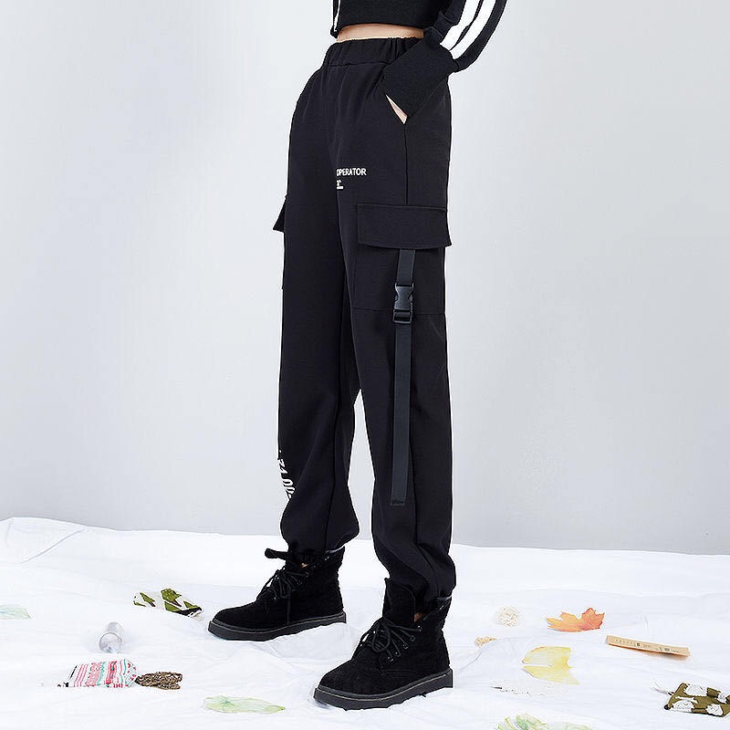Black Cargo Pants Women Plus Size Korean Harajuku Pants Hip Hop Dancing Trousers Harem Pants Women joggers Streetwear Pantalon, Black;white
Black Cargo Pants Women Plus Size Korean Harajuku Pants Hip Hop Dancing Trousers Harem Pants Women joggers Streetwear Pantalon, Black;white
