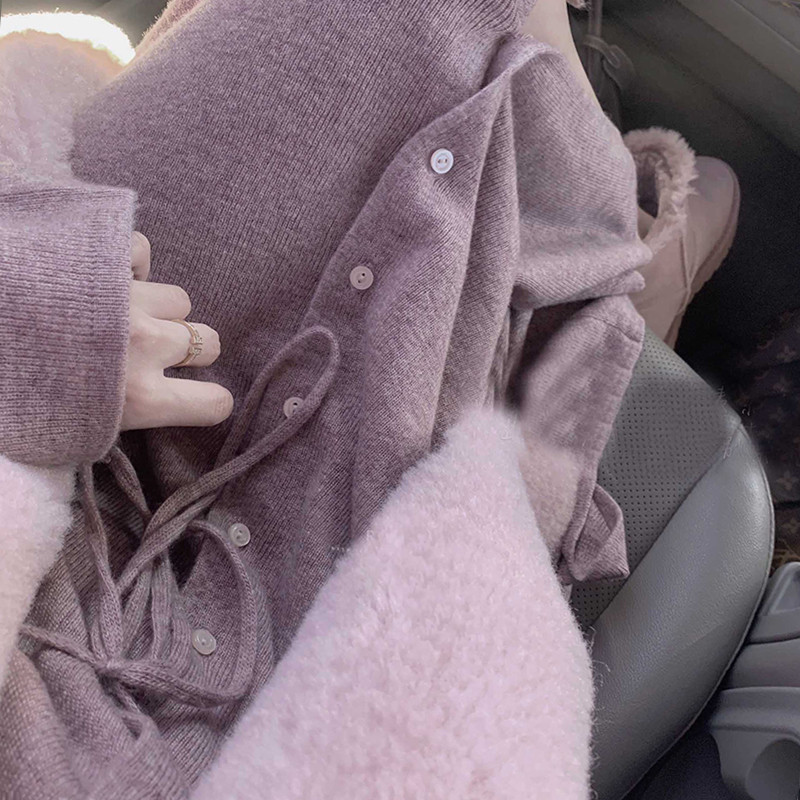 2021 Long New Fall Round Turtleneck with Sash Dressed in Sweater Buttons Up to Midi Thin Harajuku Elegant Tea Dresses HUCE, Purple
2021 Long New Fall Round Turtleneck with Sash Dressed in Sweater Buttons Up to Midi Thin Harajuku Elegant Tea Dresses HUCE, Purple