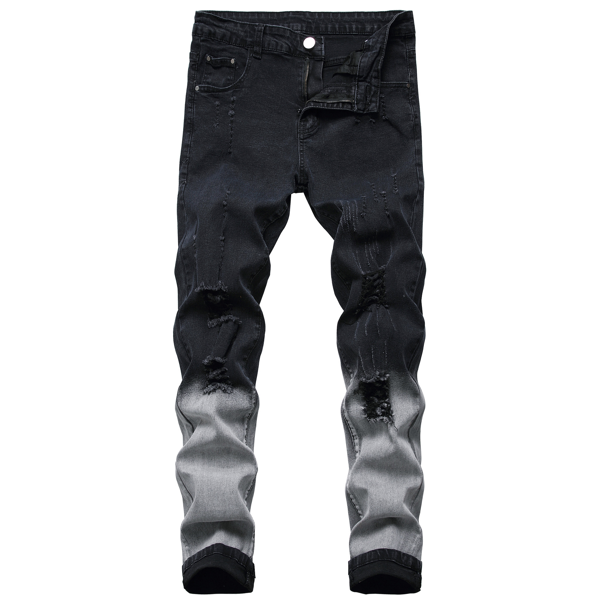 2020 Autumn black male slices streetwear hip hop punk stretch bicycle jeans in the fashion straight holes denim trouers VLYW, H8157
2020 Autumn black male slices streetwear hip hop punk stretch bicycle jeans in the fashion straight holes denim trouers VLYW, H8157