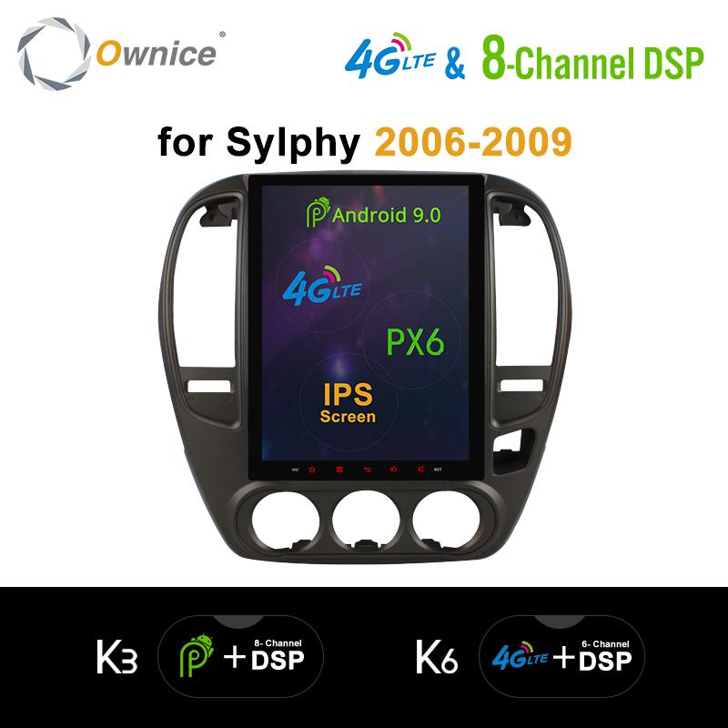 Ownice HDMI Vertical 4GB 8Core Andoid 9.0 PX6 Car dvd Player k6 for Sylphy 2006 2007 2008 2009 DSP Player 4G DSP
Ownice HDMI Vertical 4GB 8Core Andoid 9.0 PX6 Car dvd Player k6 for Sylphy 2006 2007 2008 2009 DSP Player 4G DSP