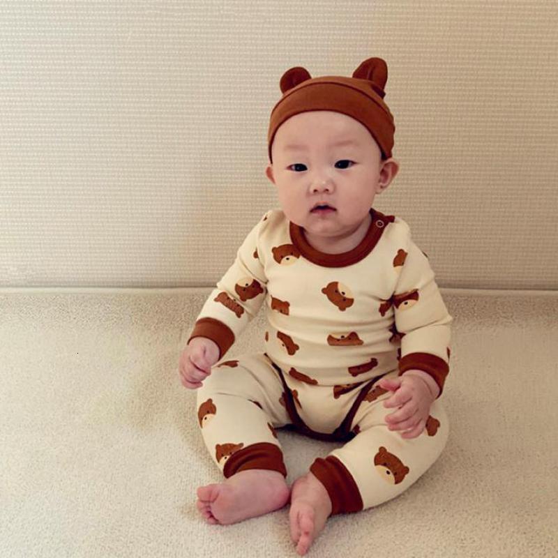 2021 New Toddler Baby Boys Girls Clothes Set Cartoon Bear Print Long Sleeve Bodysuit+pants+hat 3pcs Outfit Cotton Children Clothing Suit Hoy, Le210121dromper set1
2021 New Toddler Baby Boys Girls Clothes Set Cartoon Bear Print Long Sleeve Bodysuit+pants+hat 3pcs Outfit Cotton Children Clothing Suit Hoy, Le210121dromper set1