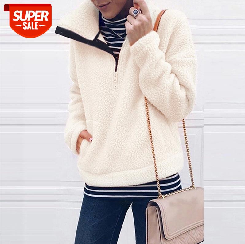 Fluffy Sweatshirt Women Zip Fleece Casual Oversized Pullover Lady Autumn Winter Loose Outwear Coat Casual Warm Thick Sweatshirt #5d9d, Black;brown
Fluffy Sweatshirt Women Zip Fleece Casual Oversized Pullover Lady Autumn Winter Loose Outwear Coat Casual Warm Thick Sweatshirt #5d9d, Black;brown