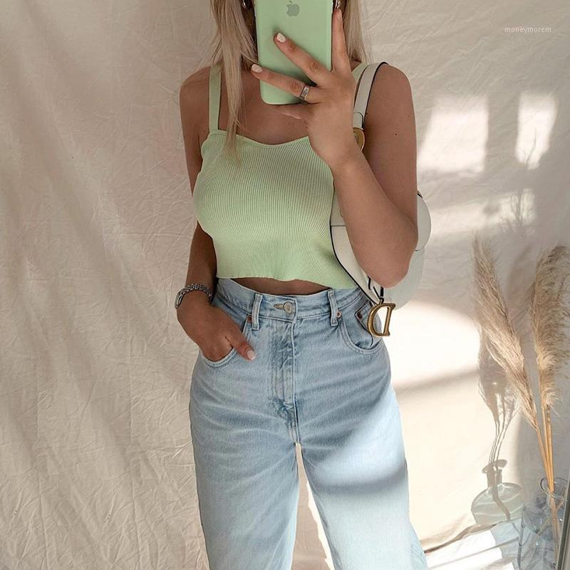 Women Summer Knitted Camis Tank Tops Crop Top Vest Hook Lace Solid V neck Female Short Slim Outer Wear Shirt 2020 New1, Green
Women Summer Knitted Camis Tank Tops Crop Top Vest Hook Lace Solid V neck Female Short Slim Outer Wear Shirt 2020 New1, Green