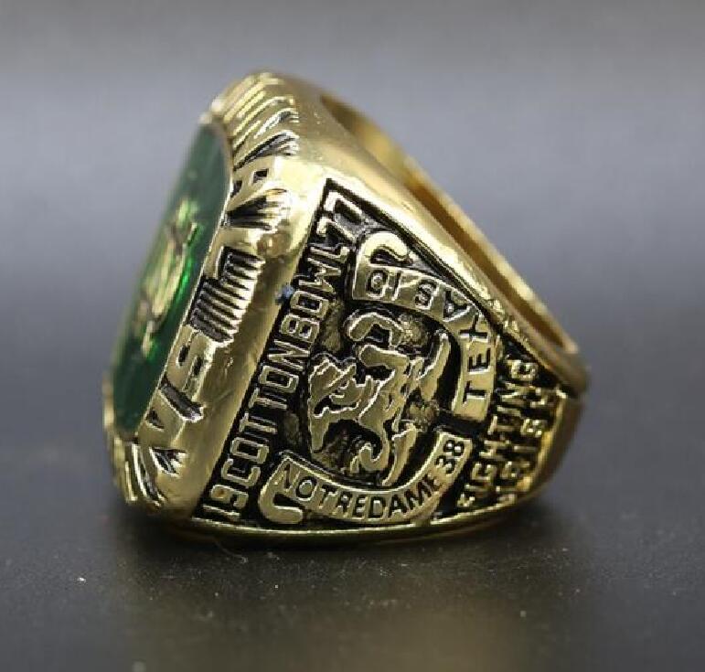 Exquisite Memorial Ring Wholesale Men 1977 University of Notre Dame Championship Ring Fashion Sports Jewelry Fans Sports Collection Gift
Exquisite Memorial Ring Wholesale Men 1977 University of Notre Dame Championship Ring Fashion Sports Jewelry Fans Sports Collection Gift