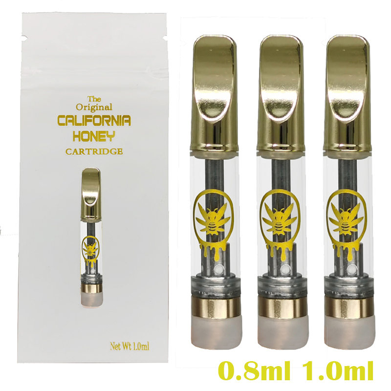 California Honey Cartridge Thick Oil Atomizer Ceramic Coil Vaporizer Ecig 510 Thread Cartridges 0.8ML 1.0ML Gold Vapes Empty Copper Tip Cart
California Honey Cartridge Thick Oil Atomizer Ceramic Coil Vaporizer Ecig 510 Thread Cartridges 0.8ML 1.0ML Gold Vapes Empty Copper Tip Cart