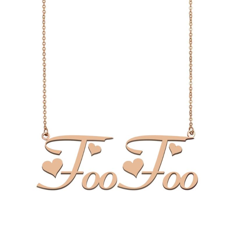 FooFoo Name Necklace , Custom Name Necklace for Women Girls Best Friends Birthday Wedding Christmas Mother Days Gift
FooFoo Name Necklace , Custom Name Necklace for Women Girls Best Friends Birthday Wedding Christmas Mother Days Gift