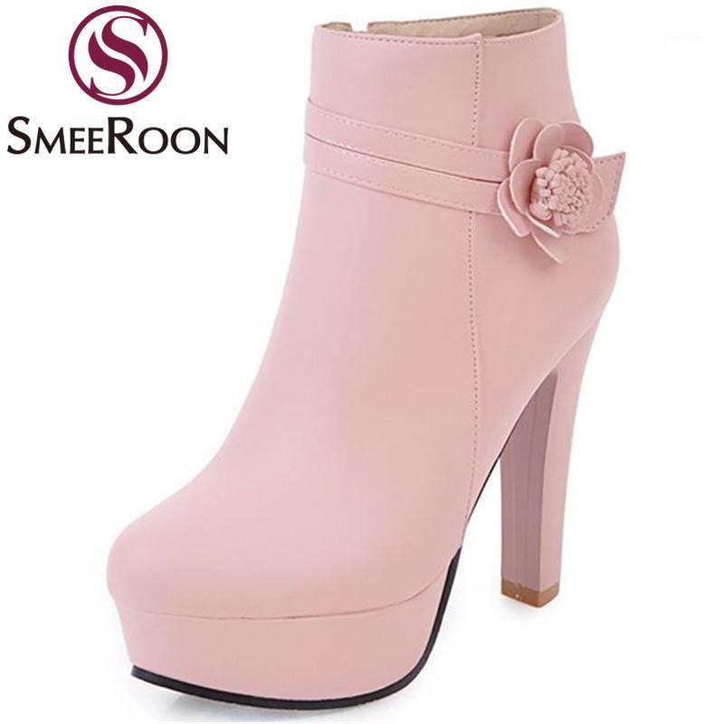 Smeeroon applique ankle boots sweet women shoes charm winter boots high quality flower platform office high heels shoes1, Black
Smeeroon applique ankle boots sweet women shoes charm winter boots high quality flower platform office high heels shoes1, Black