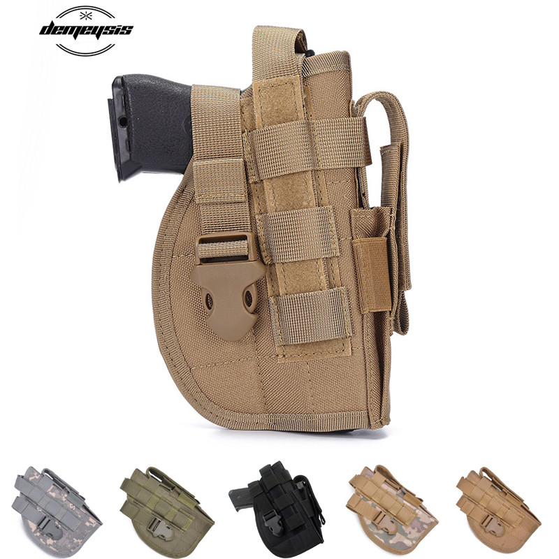 Universal Right Hand Tactical Gun Holster Hunting Belt Pistol Pouch for Pistol Beretta 92F Gl0ck 17 18 19 All Hand Guns
Universal Right Hand Tactical Gun Holster Hunting Belt Pistol Pouch for Pistol Beretta 92F Gl0ck 17 18 19 All Hand Guns