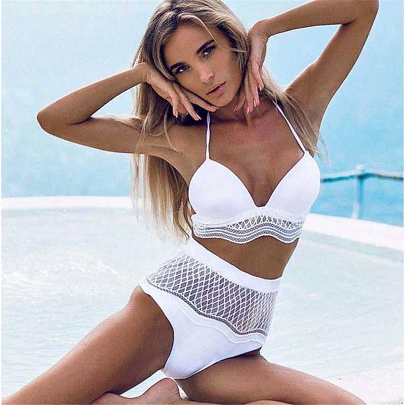Women's Swimwear Sexy White Lace Bikini Swimsuit Women 2022 High Waist Push Up Ruffle Black Set Bodysuit Swimming Suit Summer, White;black
Women's Swimwear Sexy White Lace Bikini Swimsuit Women 2022 High Waist Push Up Ruffle Black Set Bodysuit Swimming Suit Summer, White;black