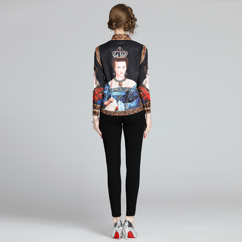 2021 New Vintage Character Pattern Printed Blouse Women Spring Long Sleeve Casual Tops and Blouses Elegant Ladies Blusas Shirts Nk3i, Black
2021 New Vintage Character Pattern Printed Blouse Women Spring Long Sleeve Casual Tops and Blouses Elegant Ladies Blusas Shirts Nk3i, Black