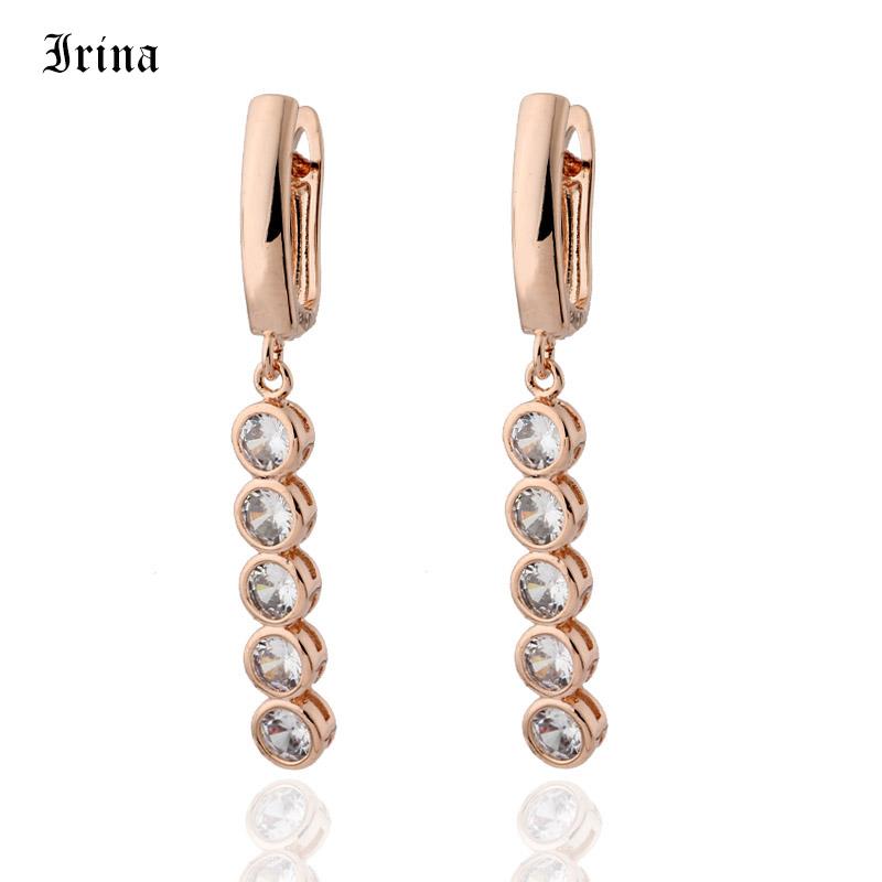 Irina Dangle Earings 585 Rose Gold Color Women Long Earrings Unique Fine Wedding Luxury Fashion Jewelry Hot Sale
Irina Dangle Earings 585 Rose Gold Color Women Long Earrings Unique Fine Wedding Luxury Fashion Jewelry Hot Sale