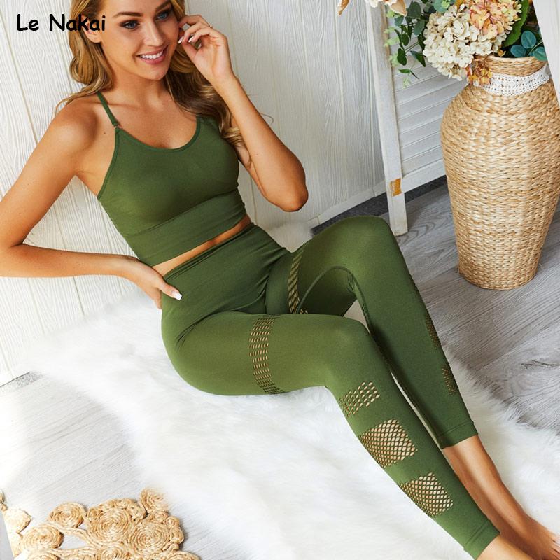 New release energy seamless yoga set 2pcs gym clothing for women yoga legging set strappy sports bra seamless top, Black
New release energy seamless yoga set 2pcs gym clothing for women yoga legging set strappy sports bra seamless top, Black
