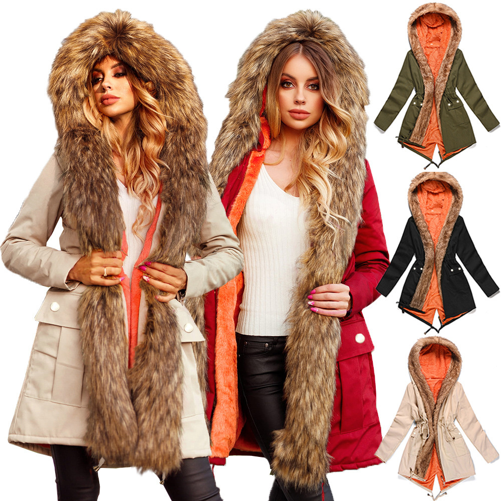 2021 The New New Winter Women's Clothing Weighed Down Sheepskin Wool Lining Cotton Quilted with Hood Mid-length Jacket Os4j, 20d001-black
2021 The New New Winter Women's Clothing Weighed Down Sheepskin Wool Lining Cotton Quilted with Hood Mid-length Jacket Os4j, 20d001-black