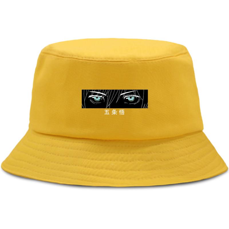 Gojo Satoru Jujustu Kaisen White Print Backet Hats Hip Hop Fisherman Hat Summer Sun Shade Outdoor Caps Sun Protection Unisex Cap
Gojo Satoru Jujustu Kaisen White Print Backet Hats Hip Hop Fisherman Hat Summer Sun Shade Outdoor Caps Sun Protection Unisex Cap