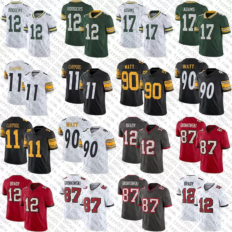 12 Tom Brady 87 Rob Gronkowski Aaron Rodgers 17 Jones Football jerseys 11 Chase Claypool 90 T.J. Watt Mens Womens Youth Kids jersey, Picture
12 Tom Brady 87 Rob Gronkowski Aaron Rodgers 17 Jones Football jerseys 11 Chase Claypool 90 T.J. Watt Mens Womens Youth Kids jersey, Picture