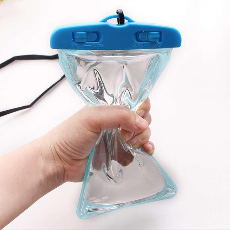 Clear Waterproof Pouch Dry Case PVC Protective Mobile Phone Bag Beach Diving Swimming Touch Screen Floating Air Mobile Phone Bag